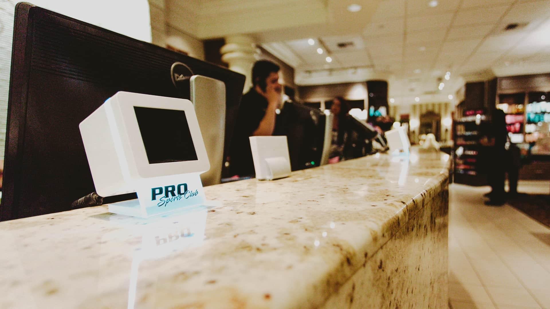 The Front Desk at the PRO Club Spa
