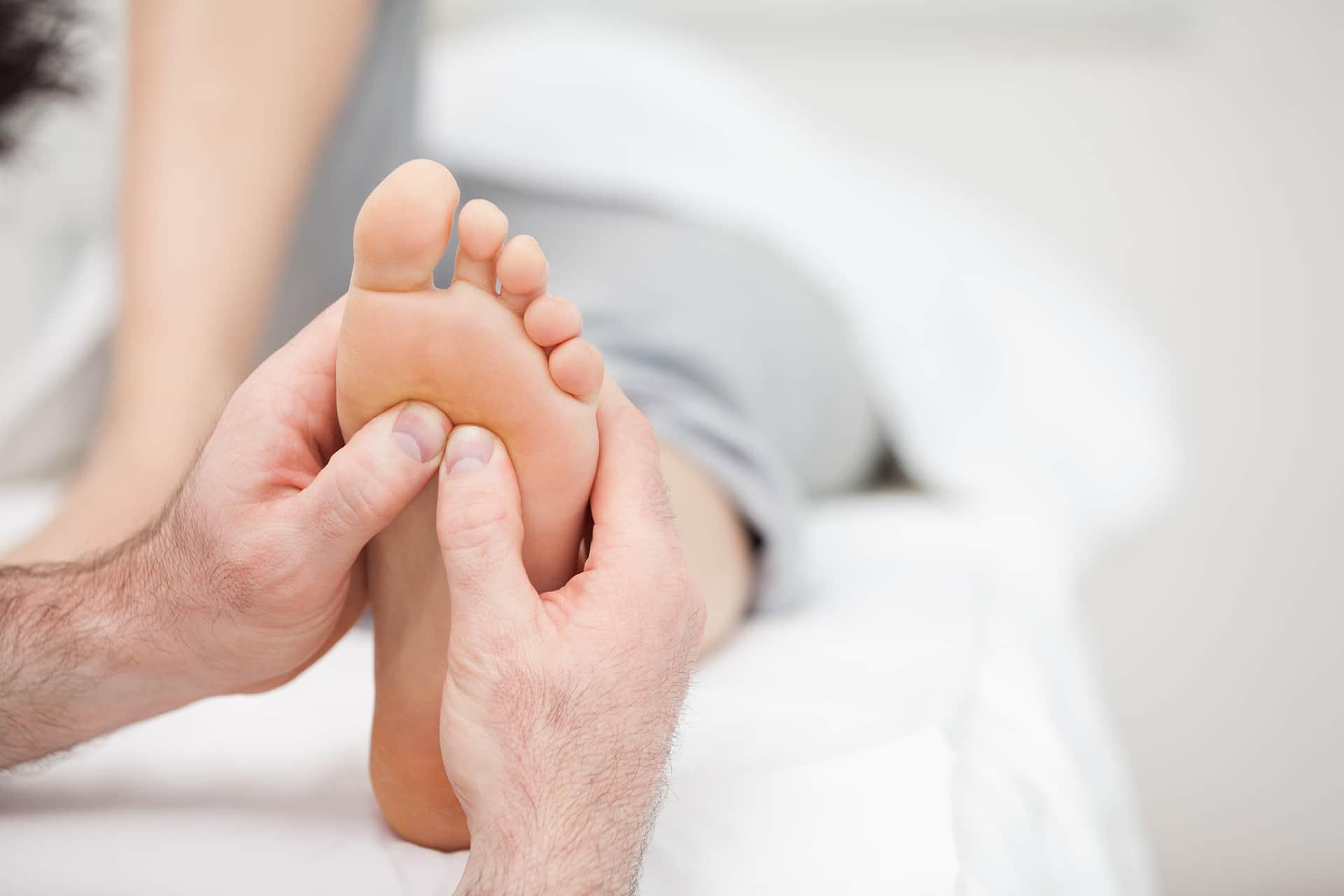 Podiatry services being performed at PRO Medical Podiatry