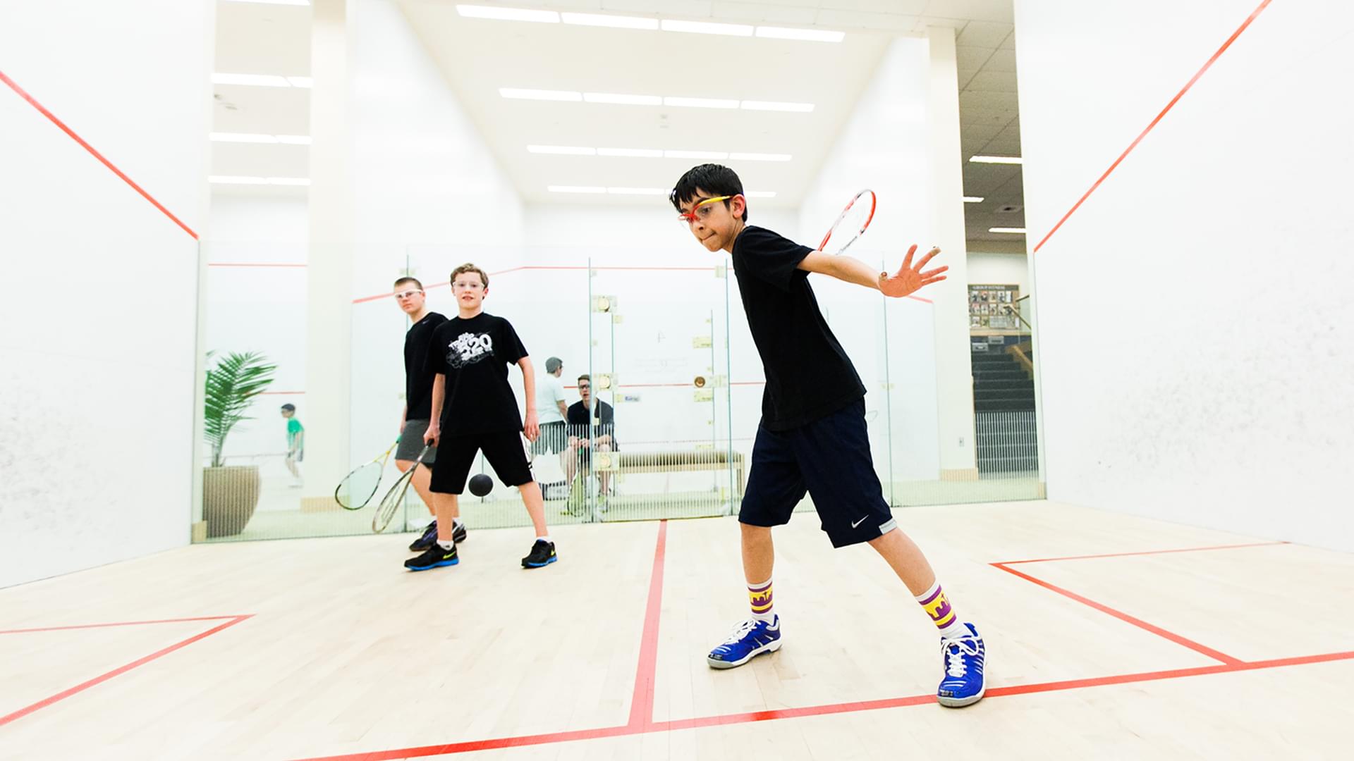 Squash courts at PRO Club